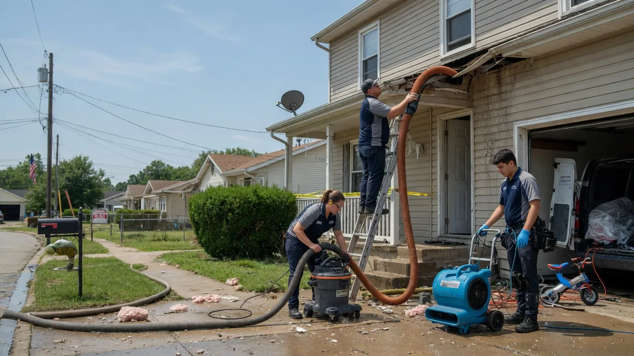 Water Damage Restoration in Keyesport, IL near me